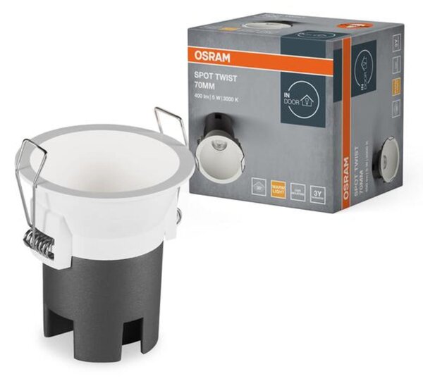LEDVANCE vestavné LED svítidlo Spot Twist 70 mm 5 W 3000 K 400 lm 220-240 V bílá