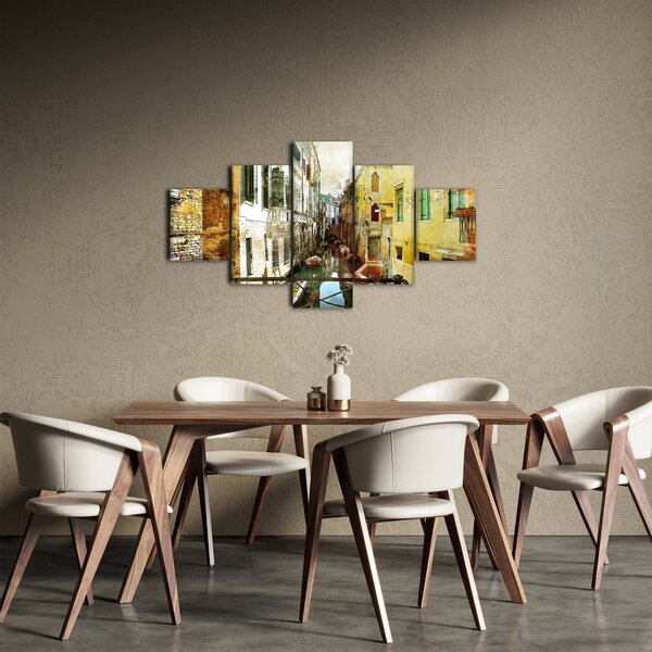 Obraz - Ulička v Benátkách (125x70 cm)