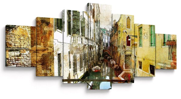 Obraz - Ulička v Benátkách (210x100 cm)