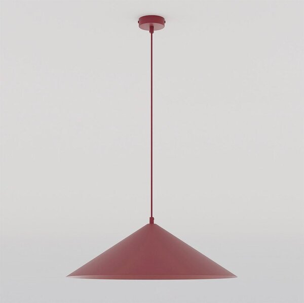 Závěsné svítidlo MONO 1L – vínové, opálové sklo, 1× E14, šířka 50 cm