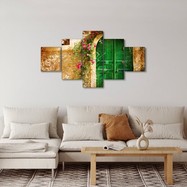 Obraz starých dveří (125x70 cm)