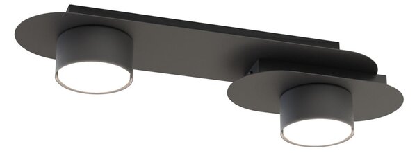 Stropní svítidlo STILO 2 – černé, 2× GX53, šířka 44 cm