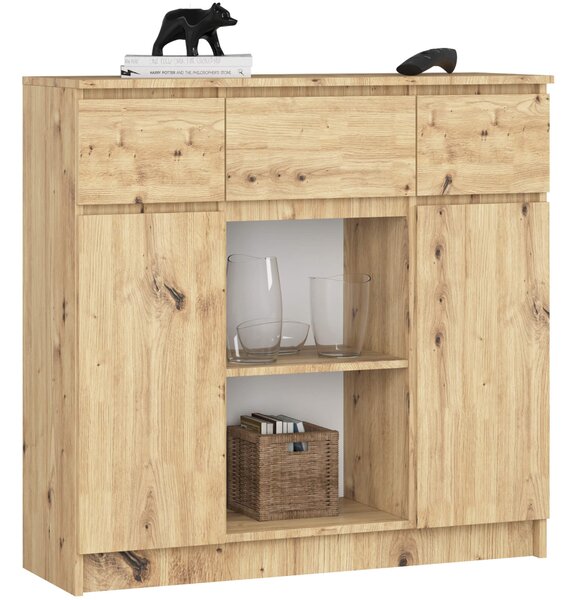 Ak furniture Komoda Baros 100 cm dub artisan