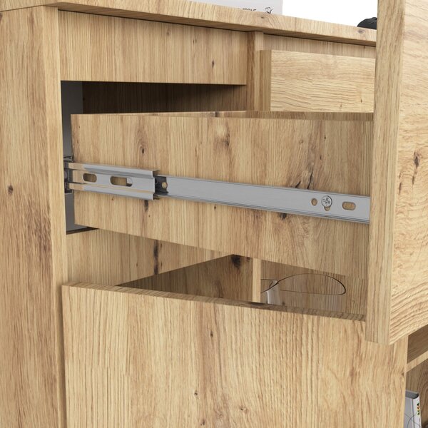 Ak furniture Komoda Baros 100 cm dub artisan