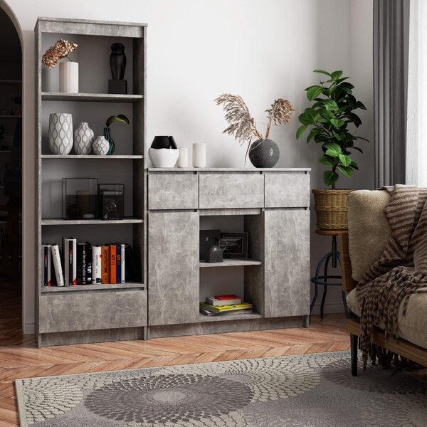 Ak furniture Komoda Baros 100 cm beton