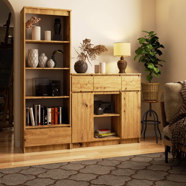 Ak furniture Komoda Baros 100 cm dub artisan