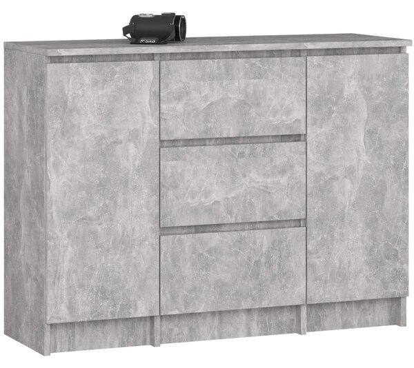 Ak furniture Komoda Girgo 100 cm beton