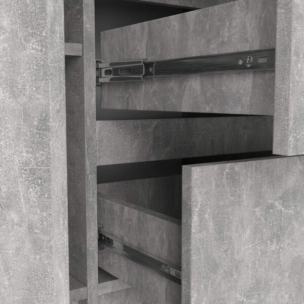 Ak furniture Komoda Girgo 100 cm beton