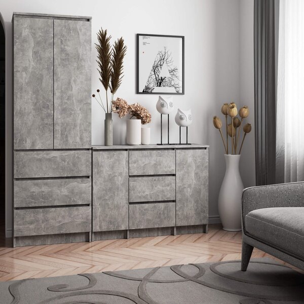 Ak furniture Komoda Girgo 100 cm beton
