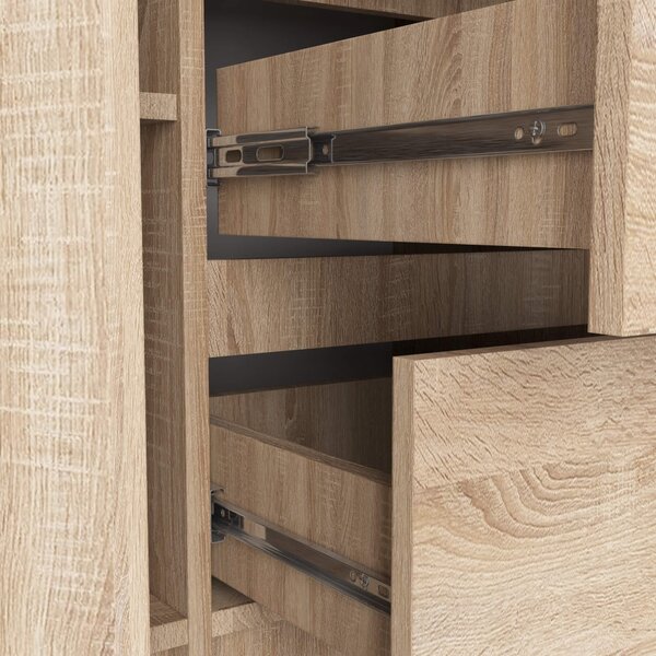 Ak furniture Komoda Girgo 100 cm dub sonoma
