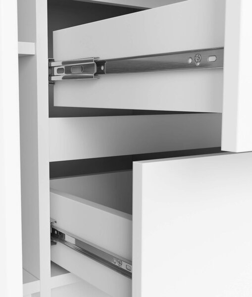 Ak furniture Komoda Girgo 101 cm bílá