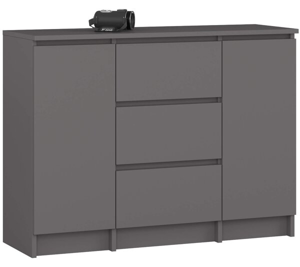 Ak furniture Komoda Girgo 100 cm grafit