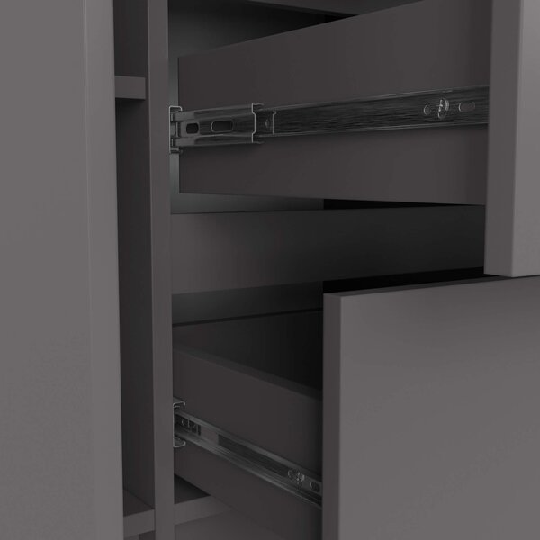 Ak furniture Komoda Girgo 100 cm grafit