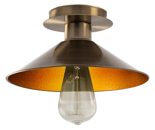 Stropní svítidlo v bronzové barvě s kovovým stínidlem ø 24 cm Berceste – Opviq lights