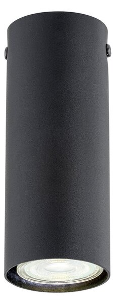 Stropní svítidlo TECNO 1S – černé, 1× GU10, šířka 6 cm