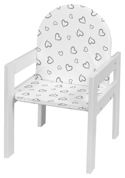 KOMBINOVANÁ VYSOKÁ ŽIDLE, buk, bílá My Baby Lou - Jídelní židličky