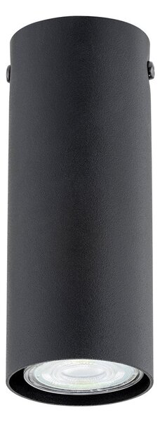 Stropní svítidlo TECNO 1S – černé, 1× GU10, šířka 6 cm