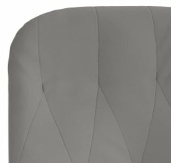 Relaxační křeslo s podnožkou světle šedé samet 3097619
