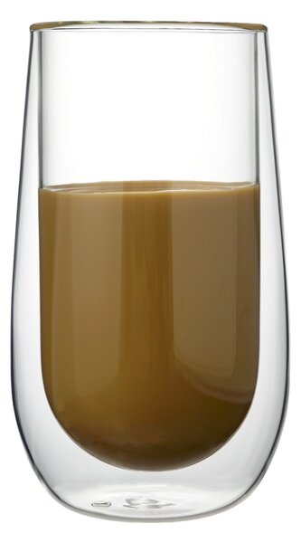 Allesken Sada 2 ks skleněných hrnků PETER 300 ml čirá