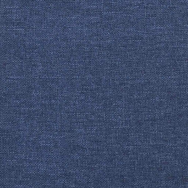Houpací křeslo s podnožkou modré textil 3097708