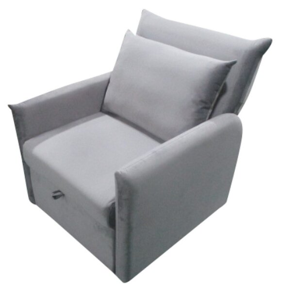 CHILLA 7 rozkládací pohovka 80 cm, šedá