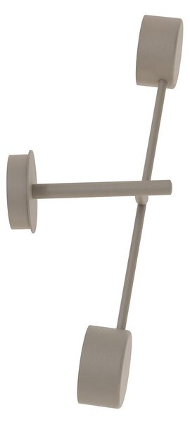 Nástěnné svítidlo NATSU K2 – moka, 2× GX53, šířka 46 cm