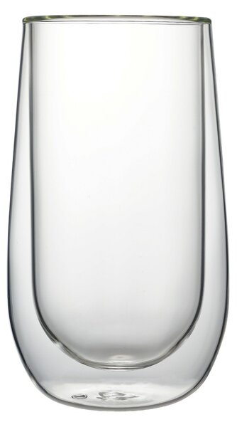Allesken Sada 2 ks skleněných hrnků PETER 300 ml čirá