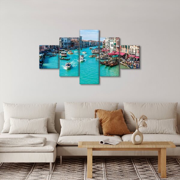 Obraz - Canal Grande, Benátky, Itálie (125x70 cm)