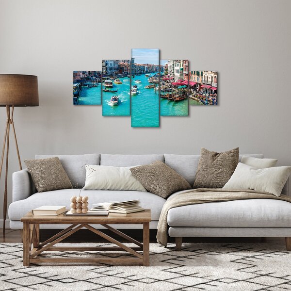 Obraz - Canal Grande, Benátky, Itálie (125x70 cm)
