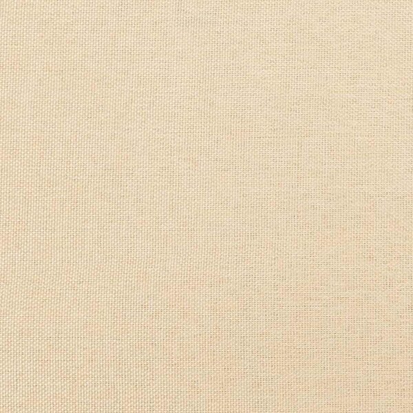 Relaxační křeslo s podnožkou krémové textil 3097884