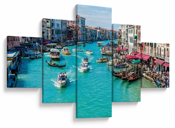 Obraz - Canal Grande, Benátky, Itálie (125x70 cm)