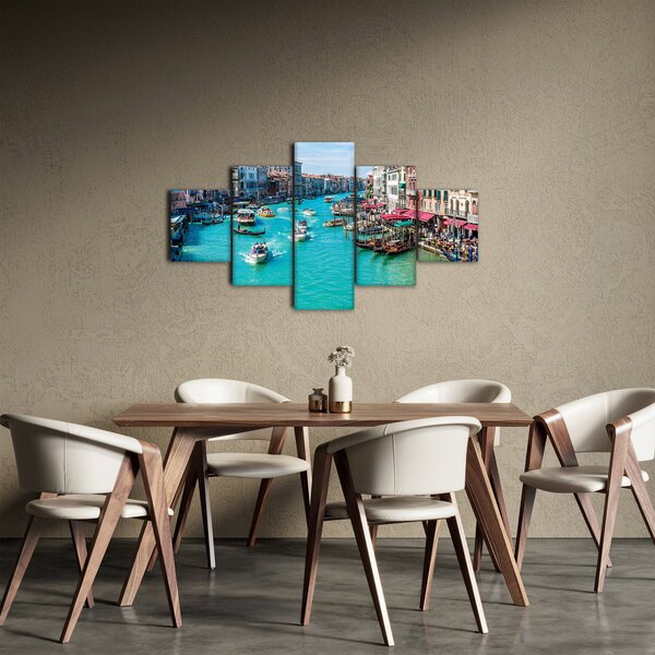 Obraz - Canal Grande, Benátky, Itálie (125x70 cm)