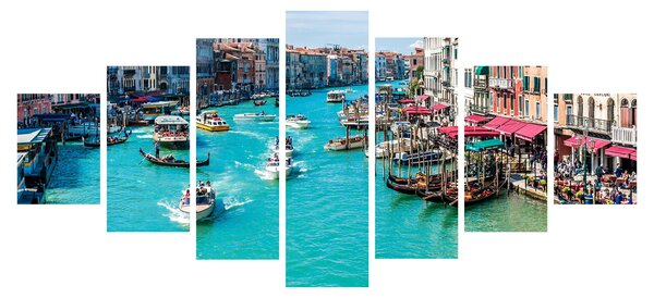 Obraz - Canal Grande, Benátky, Itálie (210x100 cm)
