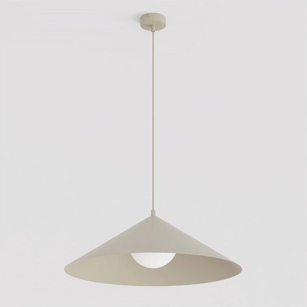 Závěsné svítidlo MONO 1L – moka, opálové sklo, 1× E14, šířka 50 cm