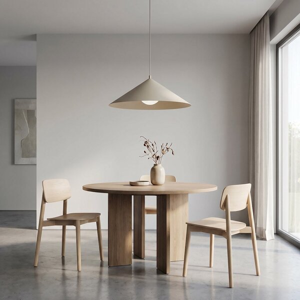 Závěsné svítidlo MONO 1L – moka, opálové sklo, 1× E14, šířka 50 cm