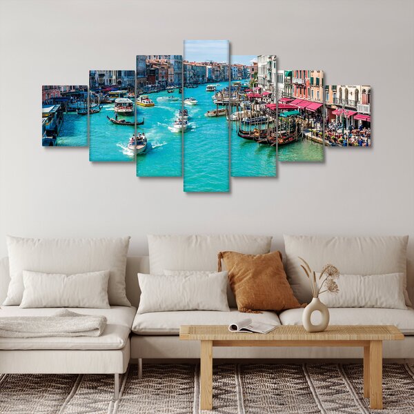 Obraz - Canal Grande, Benátky, Itálie (210x100 cm)
