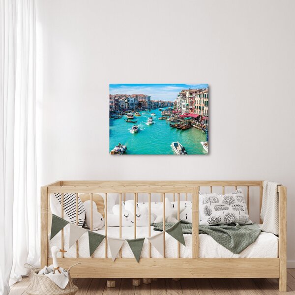Obraz - Canal Grande, Benátky, Itálie (70x50 cm)