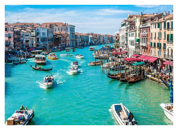 Obraz - Canal Grande, Benátky, Itálie (70x50 cm)