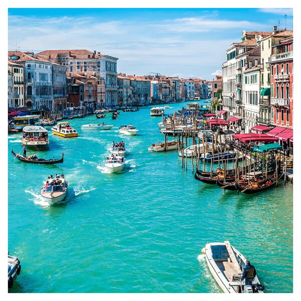 Obraz - Canal Grande, Benátky, Itálie (30x30 cm)