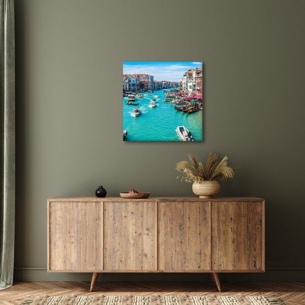 Obraz - Canal Grande, Benátky, Itálie (30x30 cm)
