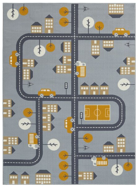 Hanse Home Collection koberce Dětský koberec Adventures 105530 Mouse Mustard ROZMĚR: 160x220