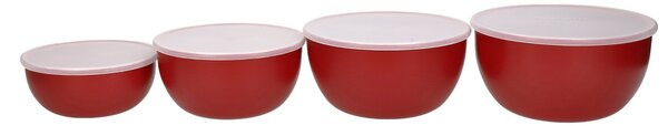 KitchenAid kuchyňské mísy s víkem, set 4 ks KQG176OSERE