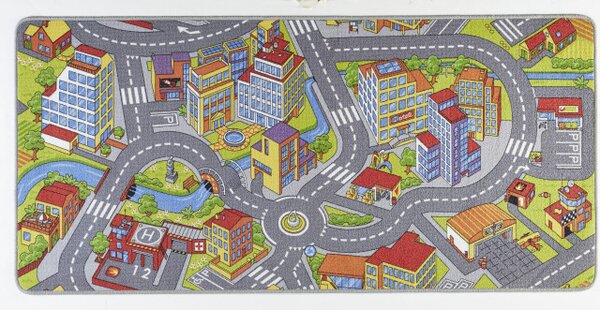 Koberec Hanse Home Play Smart City šedý