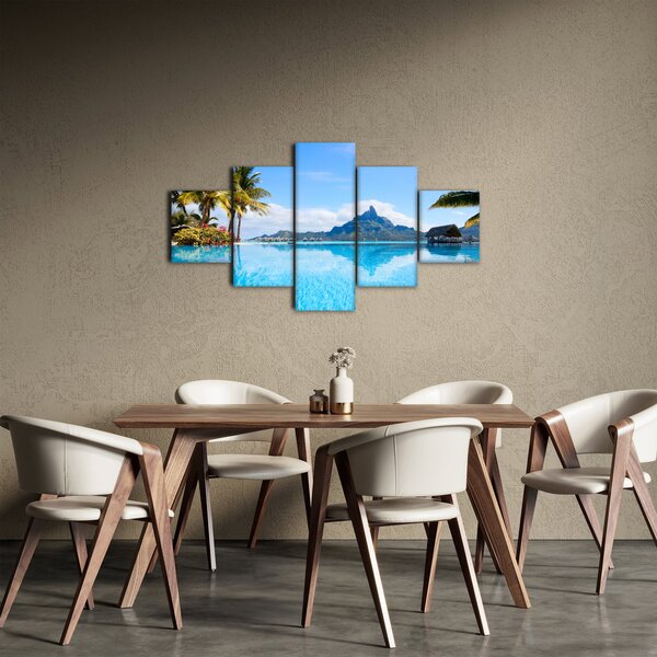 Obraz - Bora-Bora, Francouzská Polynésie (125x70 cm)
