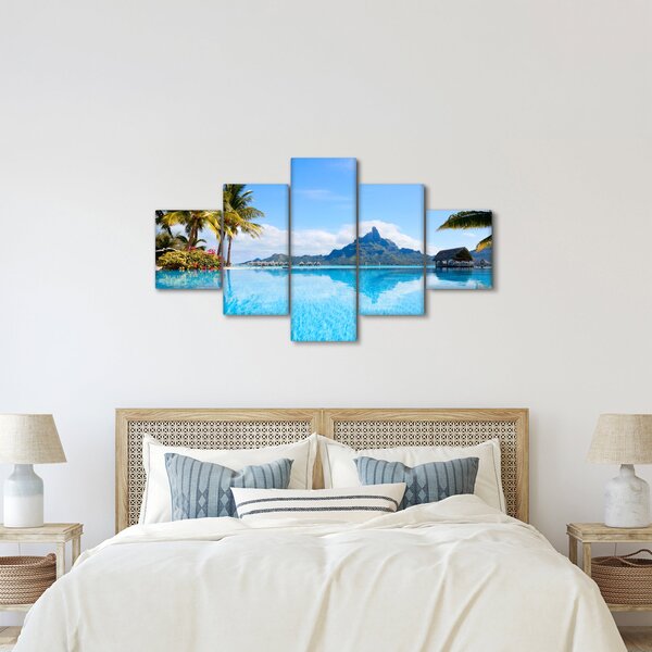 Obraz - Bora-Bora, Francouzská Polynésie (125x70 cm)