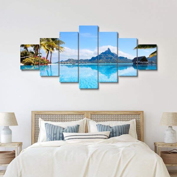Obraz - Bora-Bora, Francouzská Polynésie (210x100 cm)