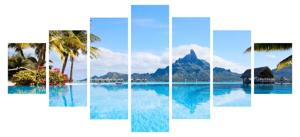 Obraz - Bora-Bora, Francouzská Polynésie (210x100 cm)