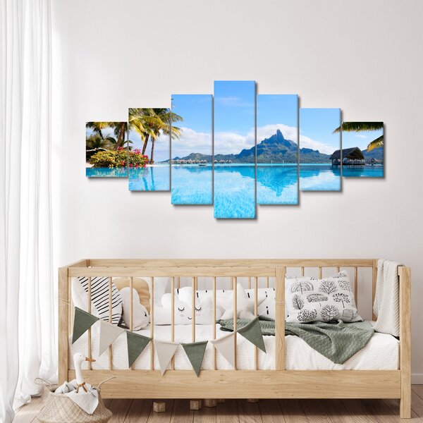 Obraz - Bora-Bora, Francouzská Polynésie (210x100 cm)