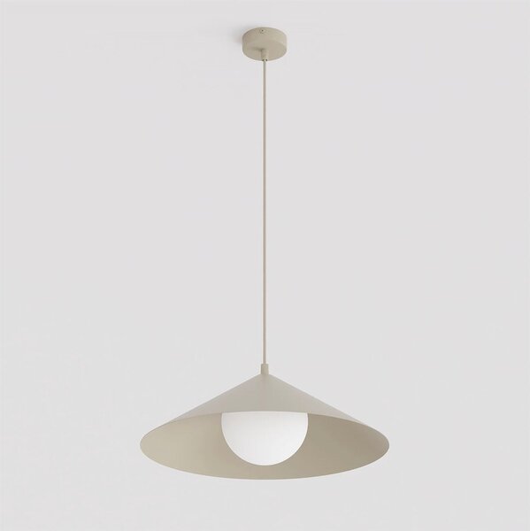 Závěsné svítidlo MONO 1M – moka, opálové sklo, 1× E14, šířka 40 cm