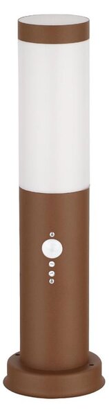 Brilagi - Venkovní lampa se senzorem NOVA 1xE27/15W/230V 40 cm IP44 hnědá